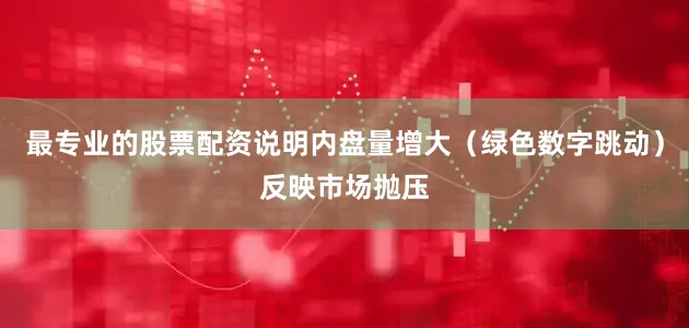 最专业的股票配资说明内盘量增大（绿色数字跳动）反映市场抛压