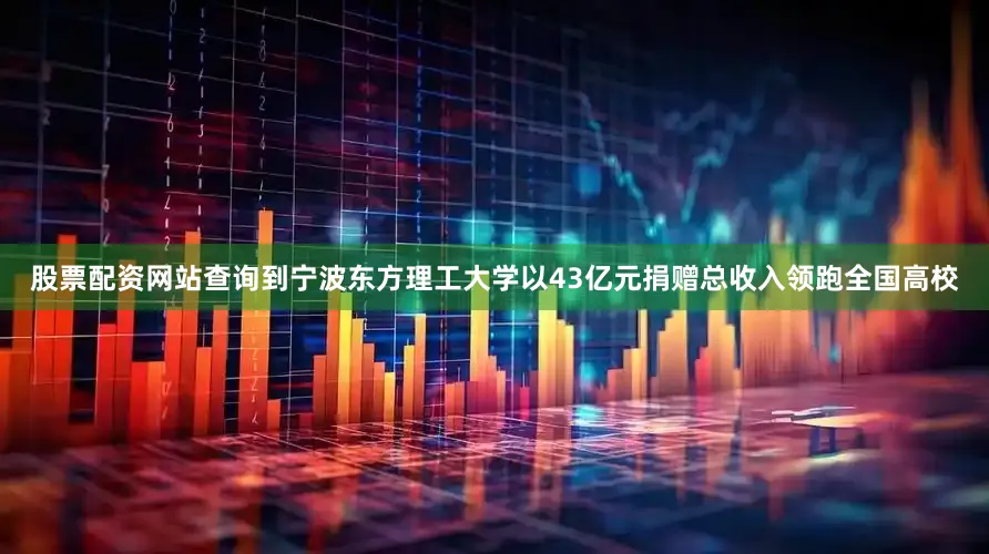 股票配资网站查询到宁波东方理工大学以43亿元捐赠总收入领跑全国高校