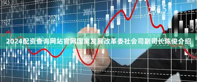 2024配资查询网站官网　　国家发展改革委社会司副司长陈俊介绍